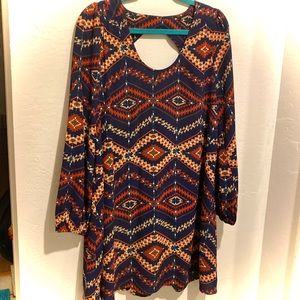Long Sleeve Boho Dress